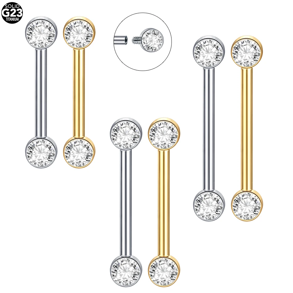 Body Jewelry Implant Grade Titanium - 1/5pcs Implant Grade Titanium Internally Threaded