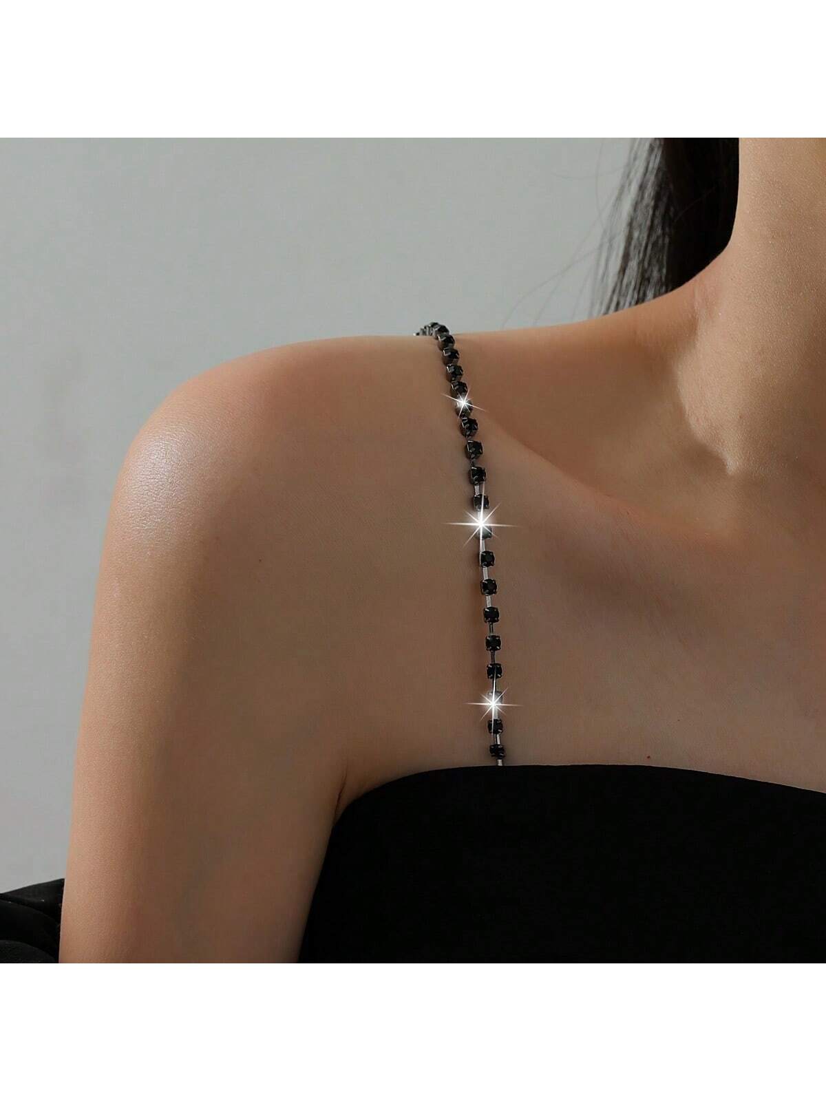Body Jewelry Rhinestone - Elegant adjustable rhinestone bra straps, sexy