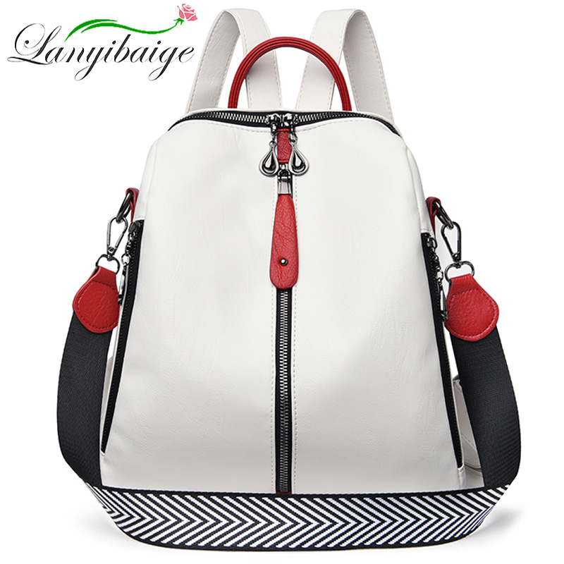 Body Jewelry Back - Fashion Backpack Women Soft Leather Backpack