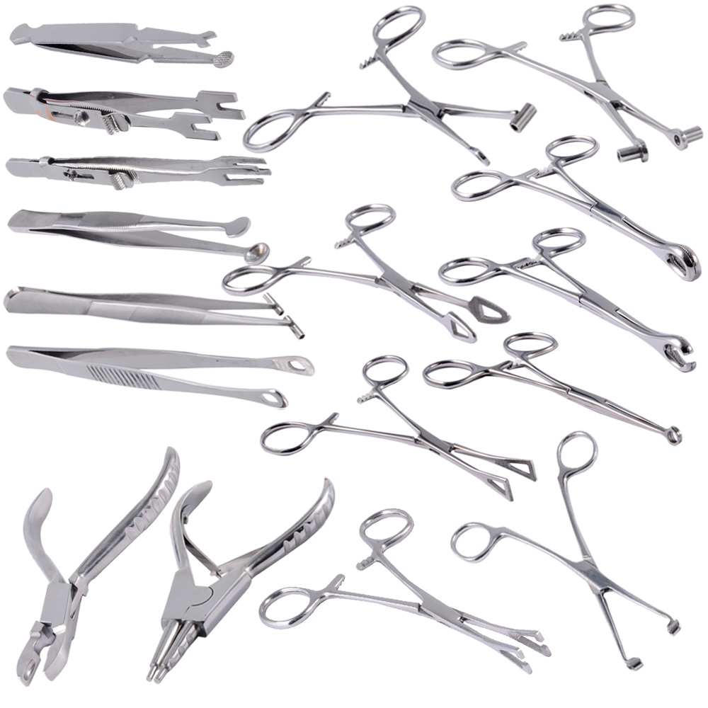 Body Jewelry Ring Opening Pliers - 1PC Professional Surgical Steel Puncture Tool