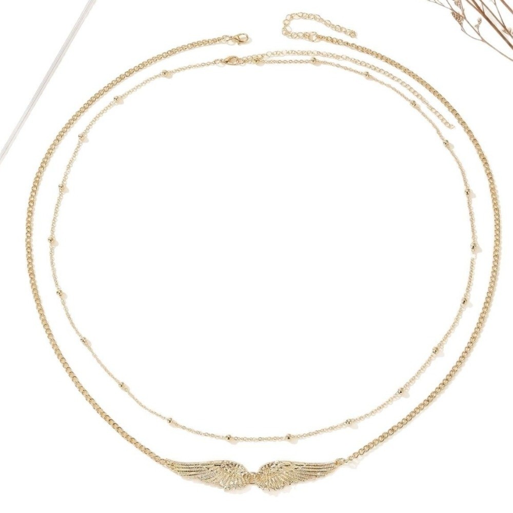 Body Jewelry For You - Trendy Elegant Double Layer Wings Body