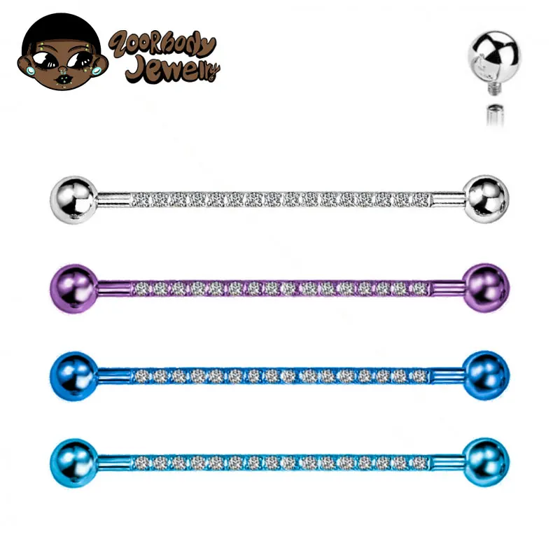 Body Jewelry Implant Grade Titanium - F136 Implant Grade Titanium 14G Internal