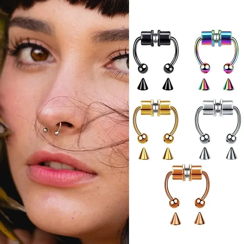 1/2/3Pcs Fake Magnetic Nose Ri - Body Jewelry Nose Ring review and price