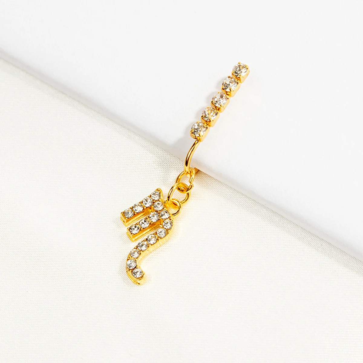 2 Pack Ear Clips Metal Zircon  - Body Jewelry Ear review and price
