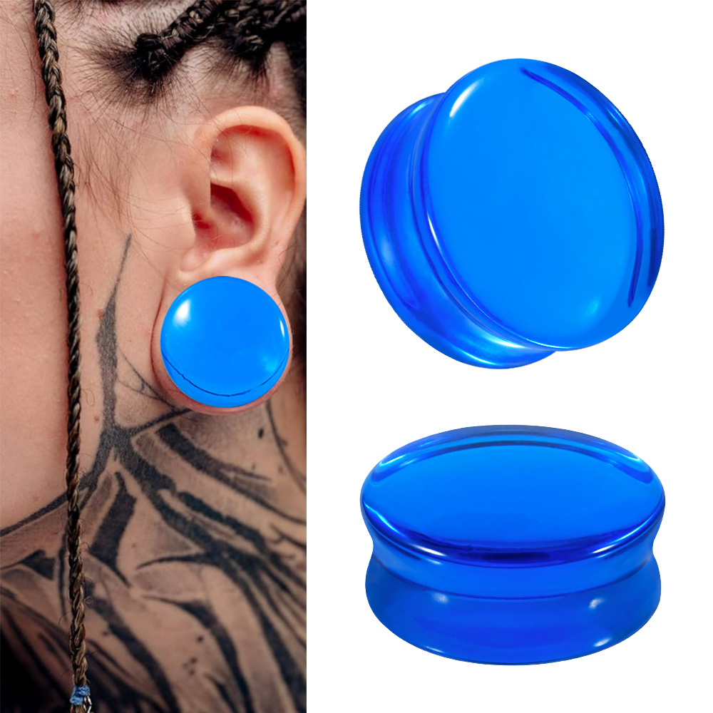 1/2/22PCS Glass&Stone Round Ea - Body Jewelry Ear Gauges review and price