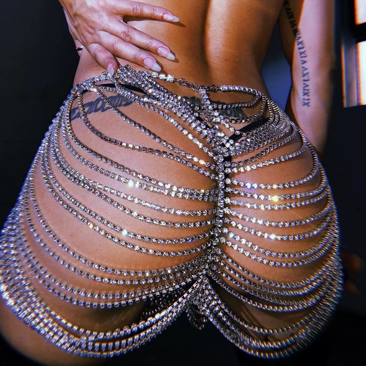 1pcSexy Fashionable Rhinestone - Body Jewelry Rhinestone review and price