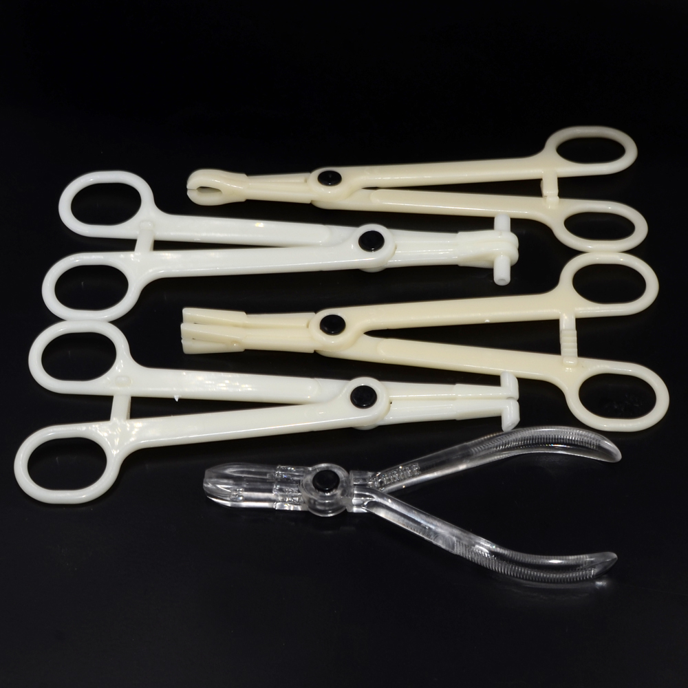 1PC Acrylic Piercing Clamp Ear - Body Jewelry Ring Opening Pliers review and price