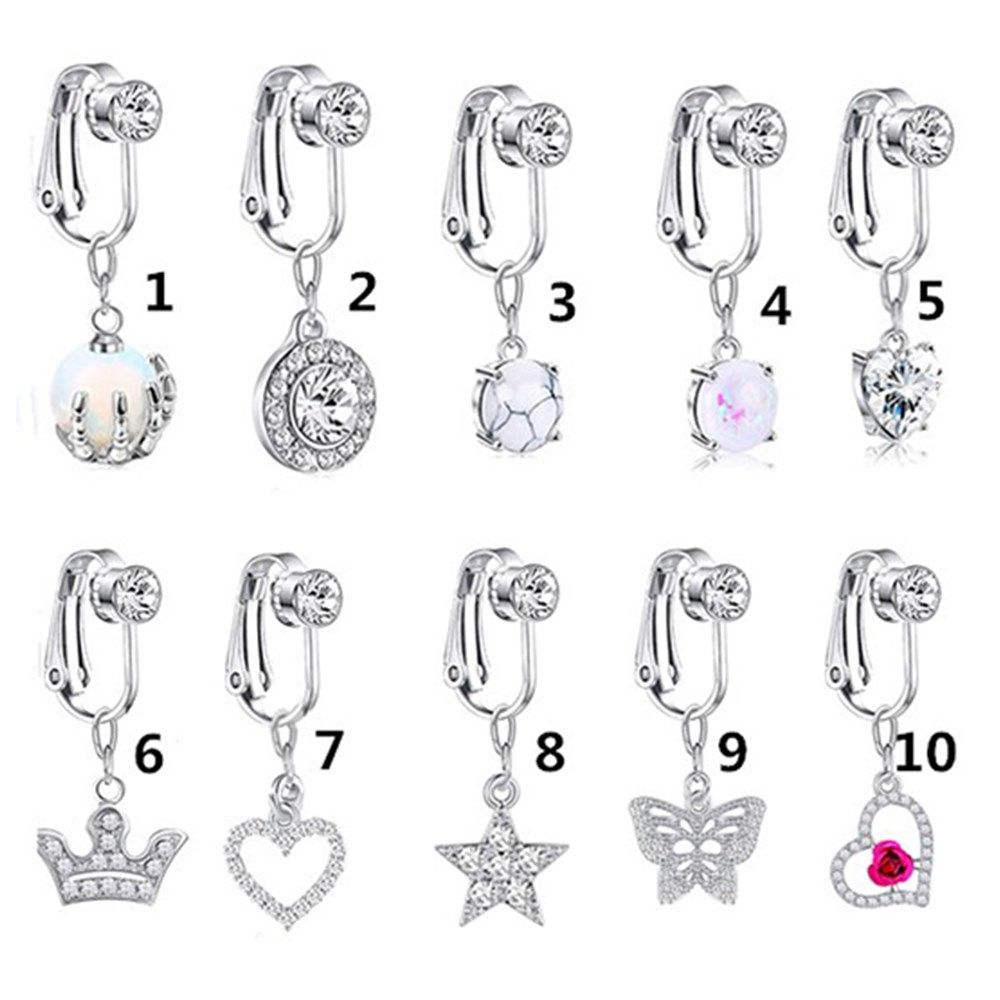 Accessories Clip On Earrings C - Body Jewelry Cartilage Earrings review and price