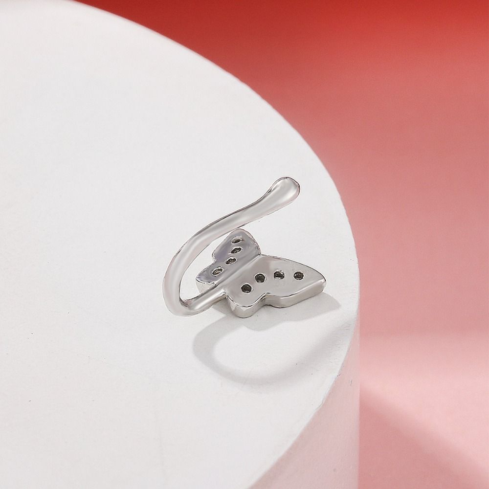 Rhinestone Butterfly Nose Ring - Body Jewelry Ear review and price