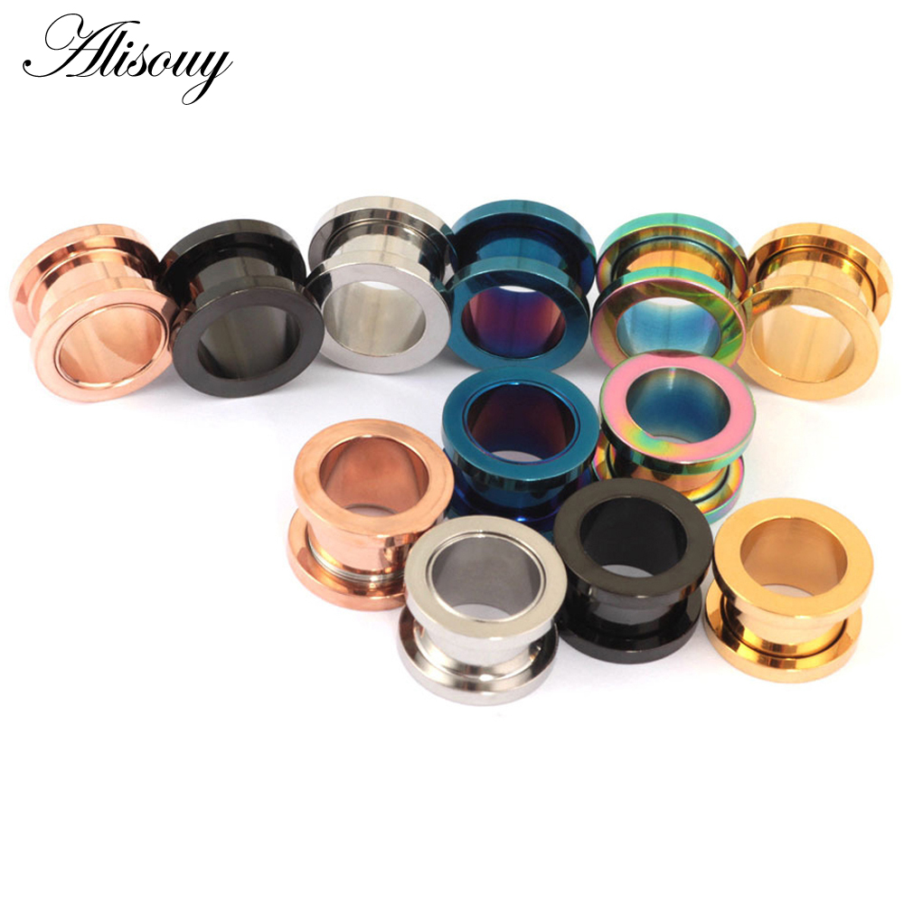 1pc 2mm-25mm Stainless Steel E - Body Jewelry Ear Gauges review and price