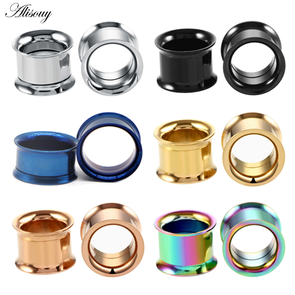 1pc 2mm-25mm Stainless Steel E - Body Jewelry Ear Gauges review and price