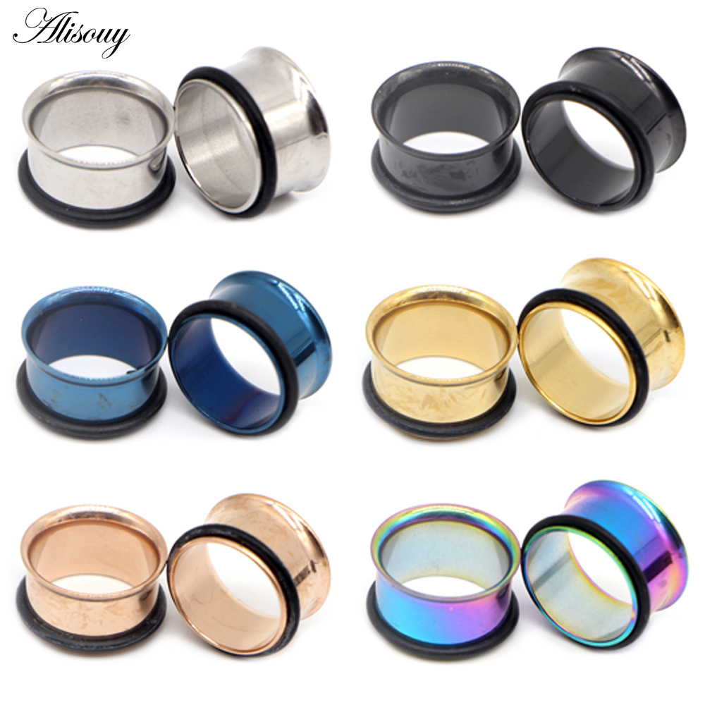 1pc 2mm-25mm Stainless Steel E - Body Jewelry Ear Gauges review and price