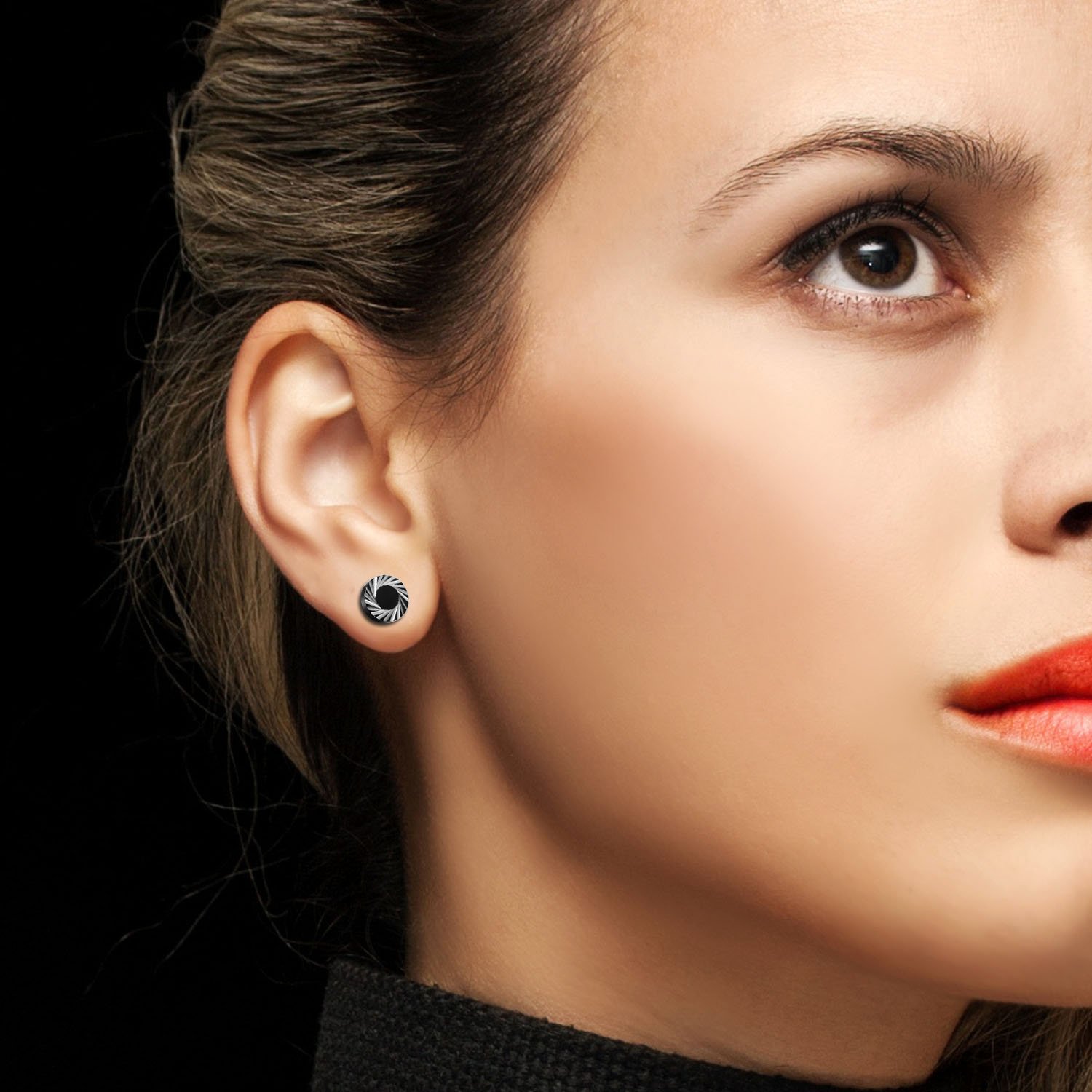 2Pcs/6Pcs Black Stainless Stee - Body Jewelry Ear Gauges review and price