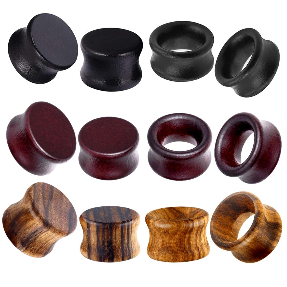 JUNLOWPY 2g 0g 00g Wood Flesh  - Body Jewelry Ear Gauges review and price