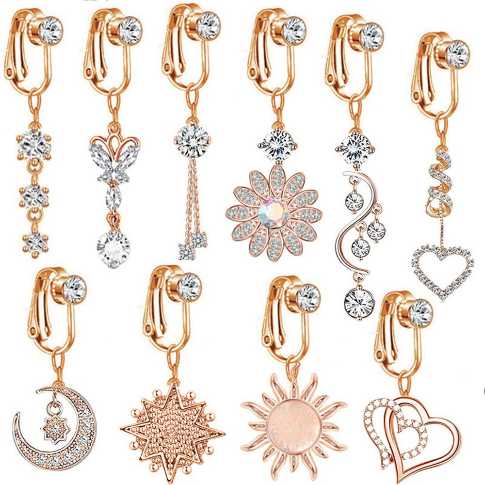 Clip On Umbilical Cartilage Cl - Body Jewelry Cartilage Earrings review and price