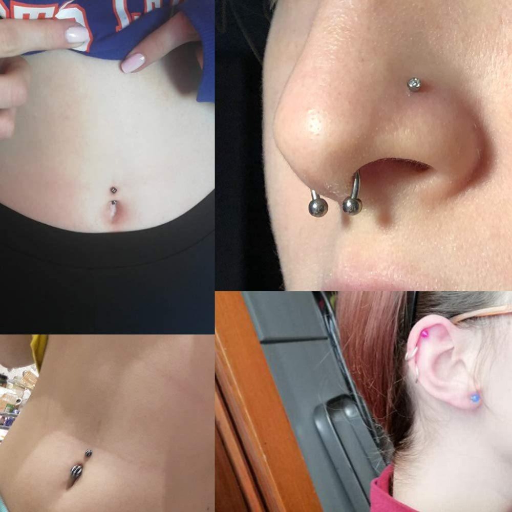 150/140/85/70/42Pcs Body Pierc - Body Jewelry Nose Ring review and price