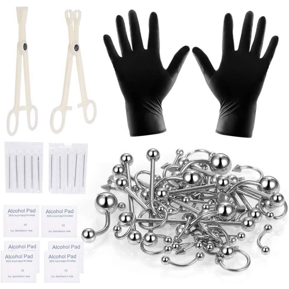 150/140/85/70/42Pcs Body Pierc - Body Jewelry Nose Ring review and price
