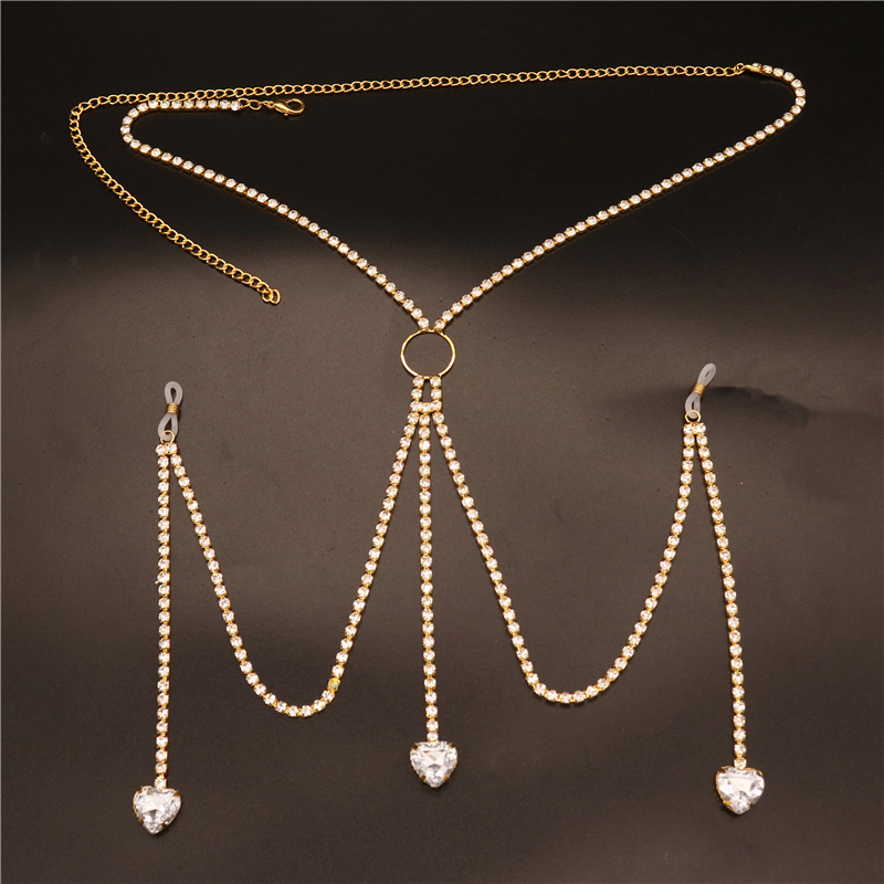 2023 New Fashion White Heart N - Body Jewelry Rhinestone review and price