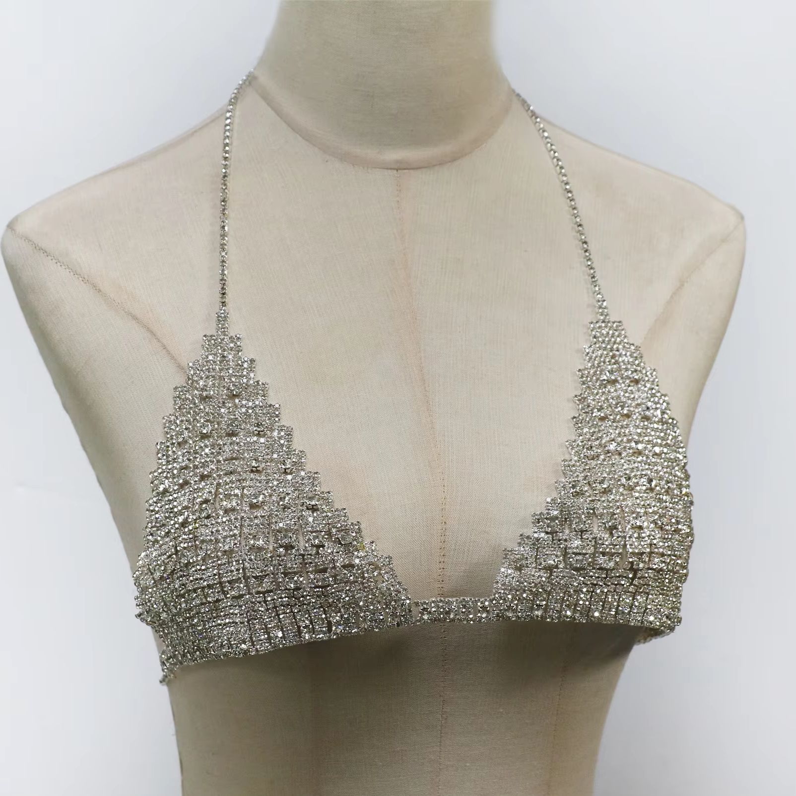 1Pcs Fashionable Neck Hanging  - Body Jewelry Rhinestone review and price