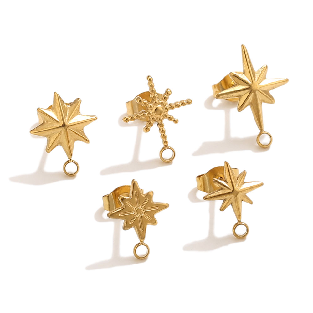 6pcs Stainless Steel Star Earr - Body Jewelry Ear review and price