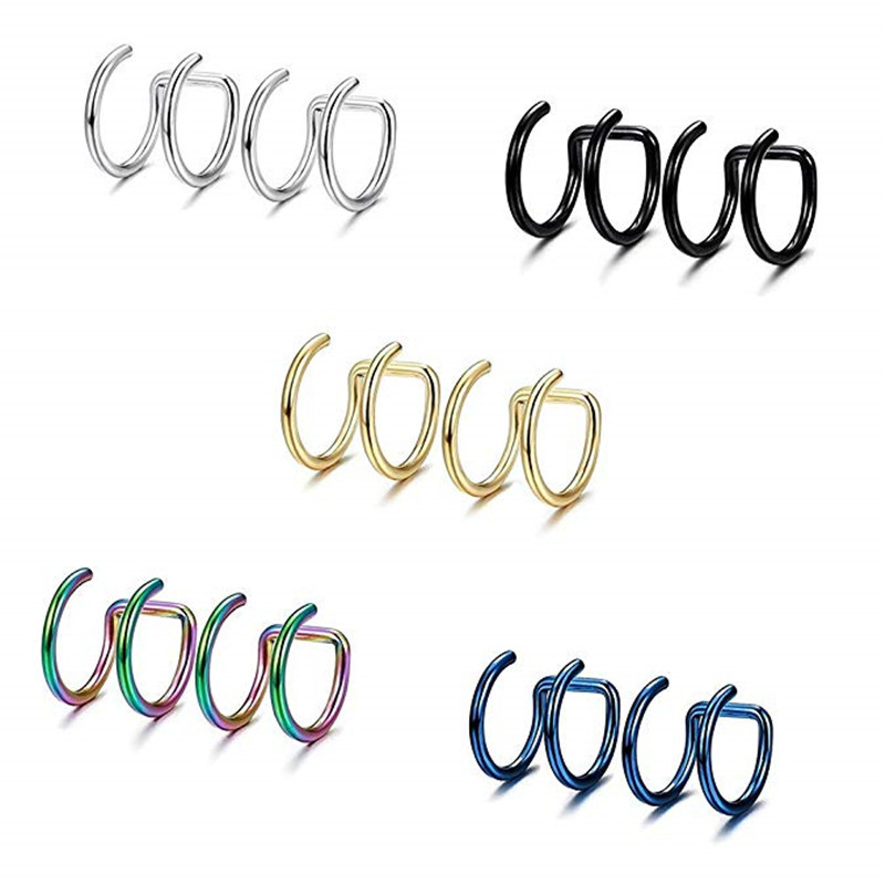 2Pcs 316L Stainless Steel Clip - Body Jewelry Ear review and price