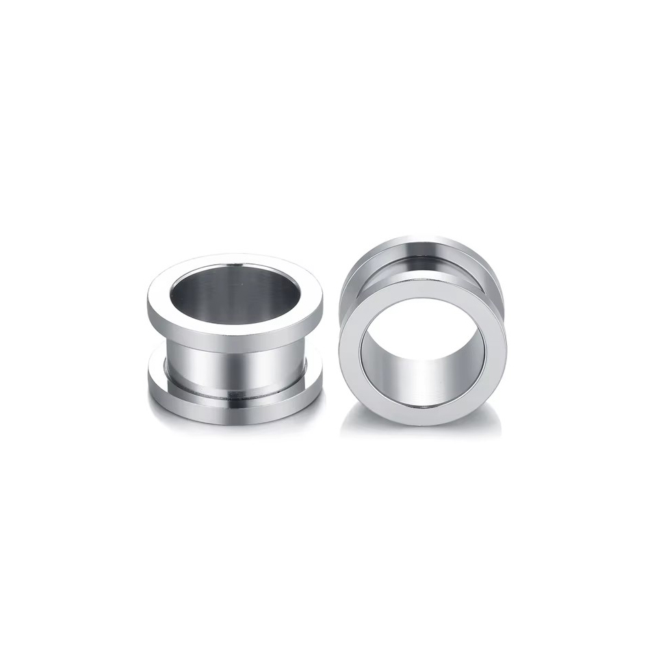 1Pair Stainless Steel Ear Plug - Body Jewelry Ear Gauges review and price