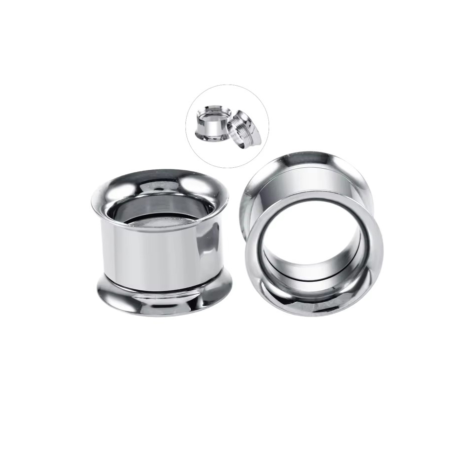 1Pair Stainless Steel Ear Plug - Body Jewelry Ear Gauges review and price