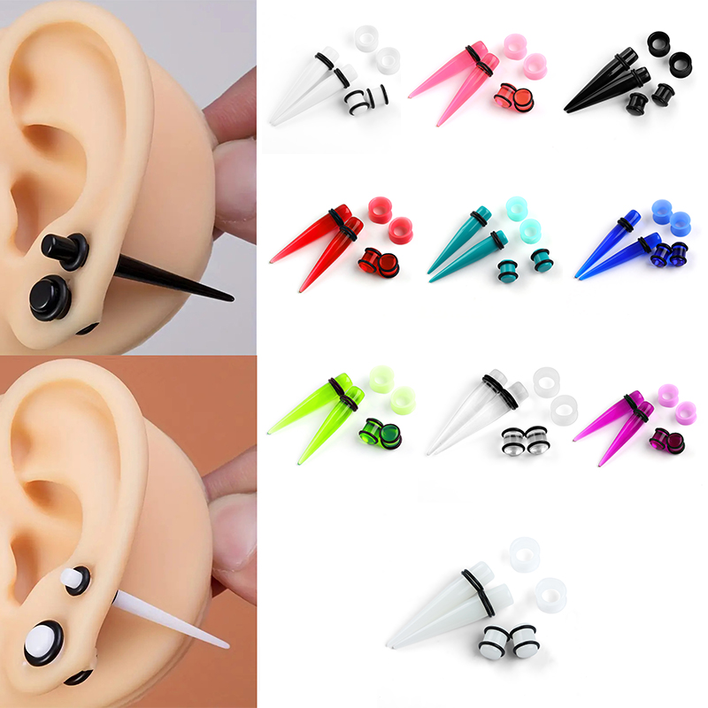 50pcs Acrylic Spike Ear Gauges - Body Jewelry Ear Gauges review and price