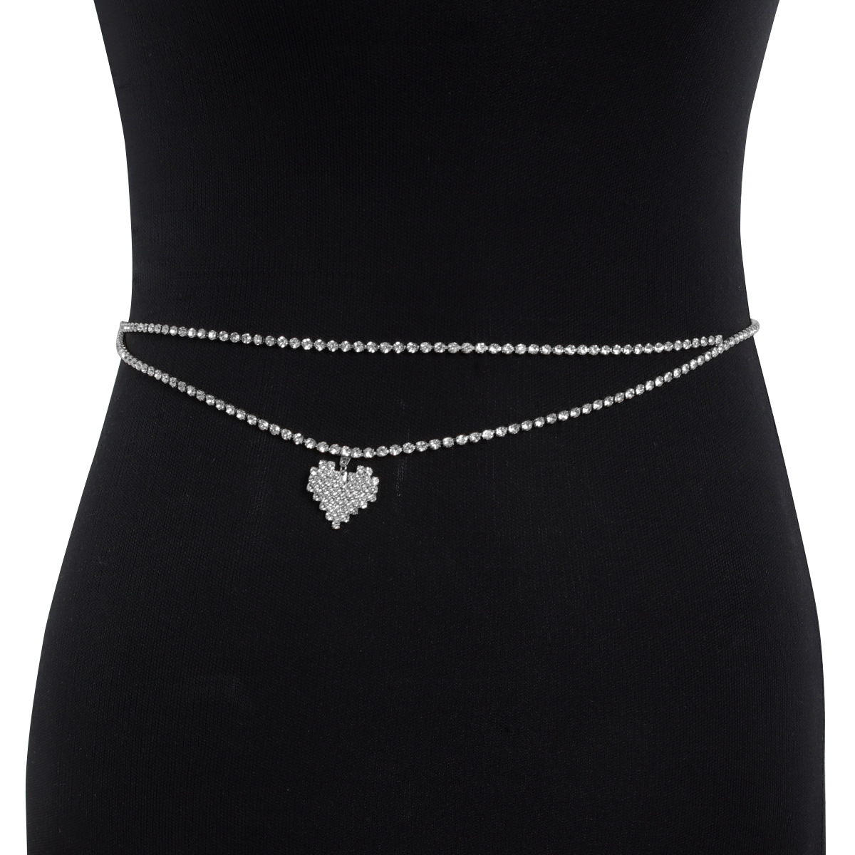 Fashionable Heart-shaped Sexy  - Body Jewelry Rhinestone review and price