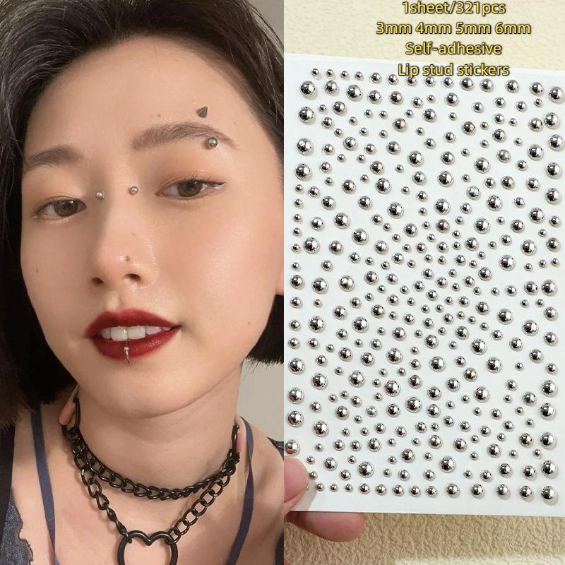 321pcs Non Piercing Lip Studs  - Body Jewelry Nose Ring review and price