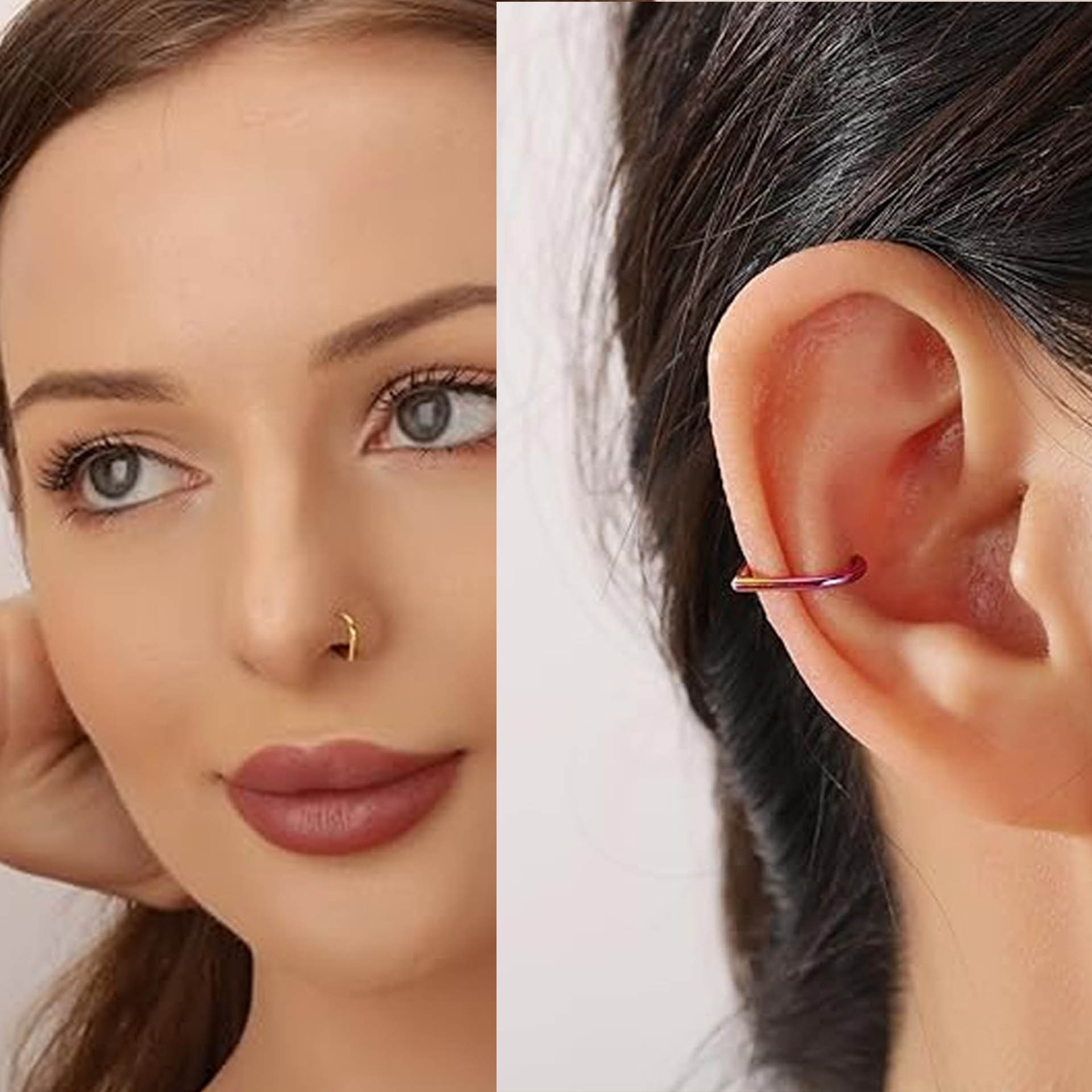 5Pcs Stainless Steel Fake Nose - Body Jewelry Ear review and price