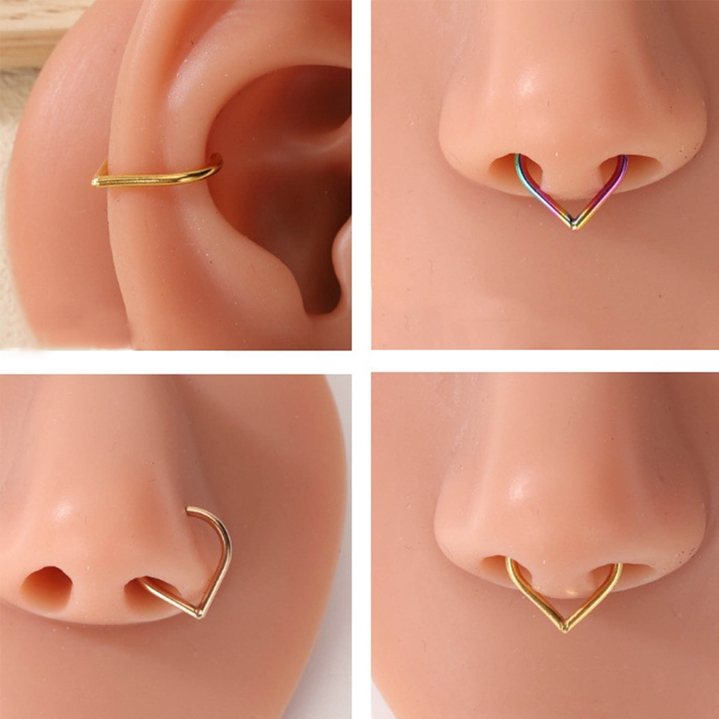 5Pcs Stainless Steel Fake Nose - Body Jewelry Ear review and price