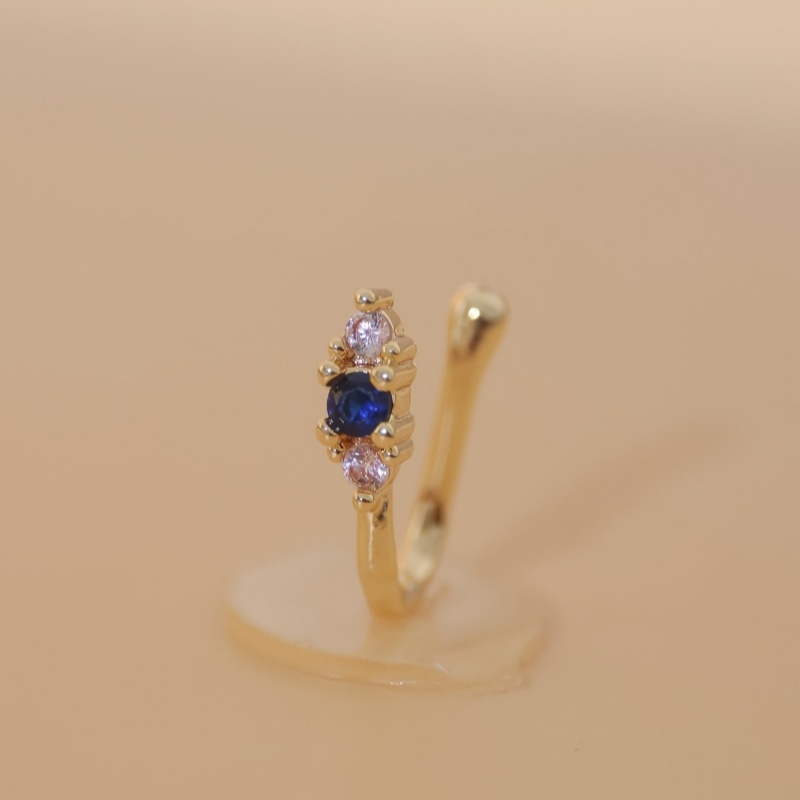 1-piece set of blue zircon nos - Body Jewelry Nose Ring review and price