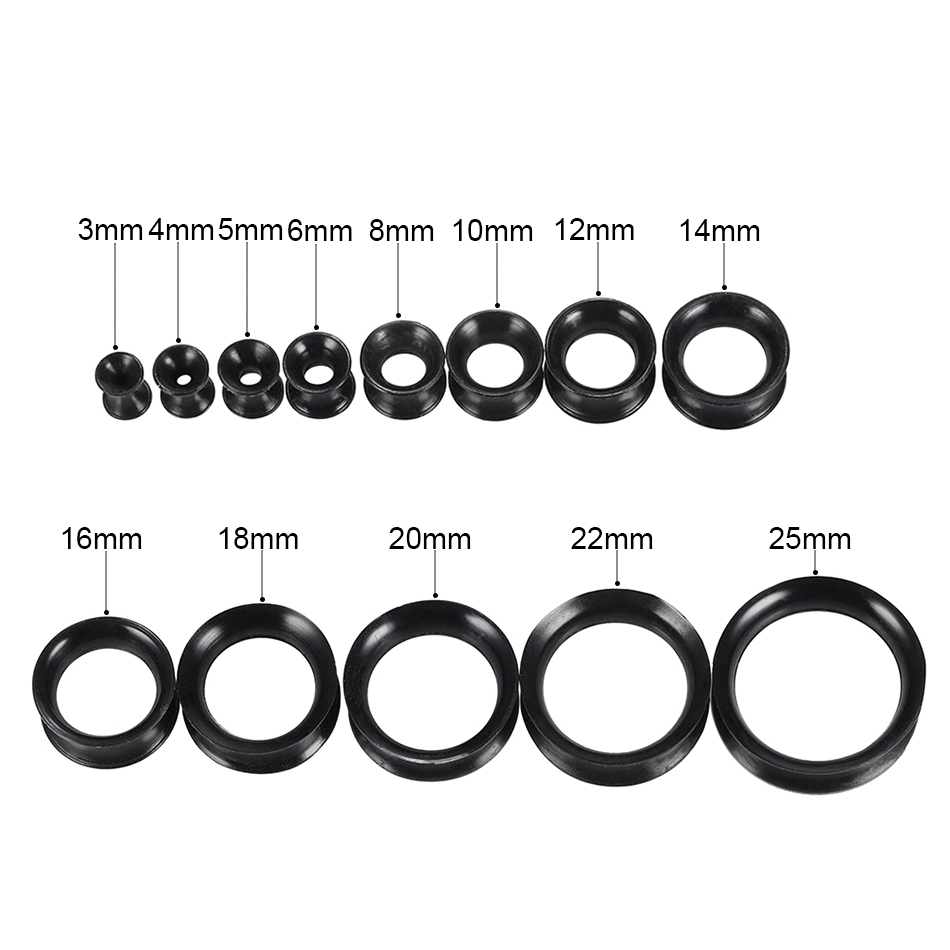 30pcs/lot Silicone Flexible Ea - Body Jewelry Ear Gauges review and price