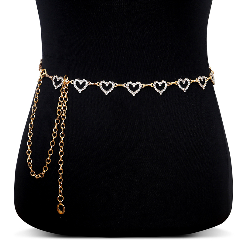 Fashion Rhinestone Heart Waist - Body Jewelry Rhinestone review and price