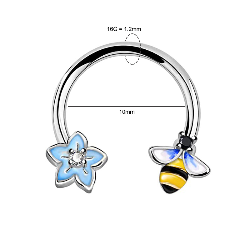 16G Septum Ring Daith Piercing - Body Jewelry Ear review and price
