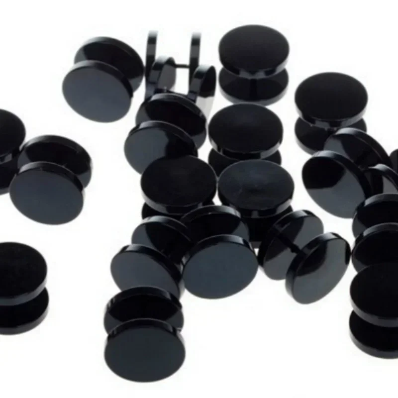 2 Pcs/1 SetBlack Stainless Ste - Body Jewelry Ear Gauges review and price