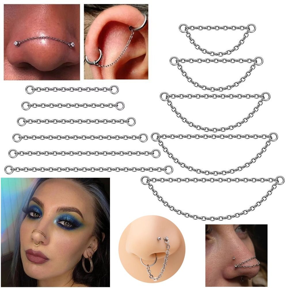 Fashion Titanium Nose Chain Do - Body Jewelry Ear review and price