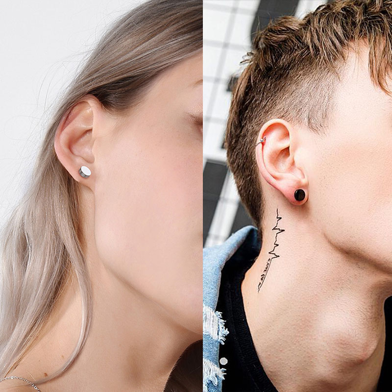 1 Pair/6 Pairs Stainless Steel - Body Jewelry Ear Gauges review and price