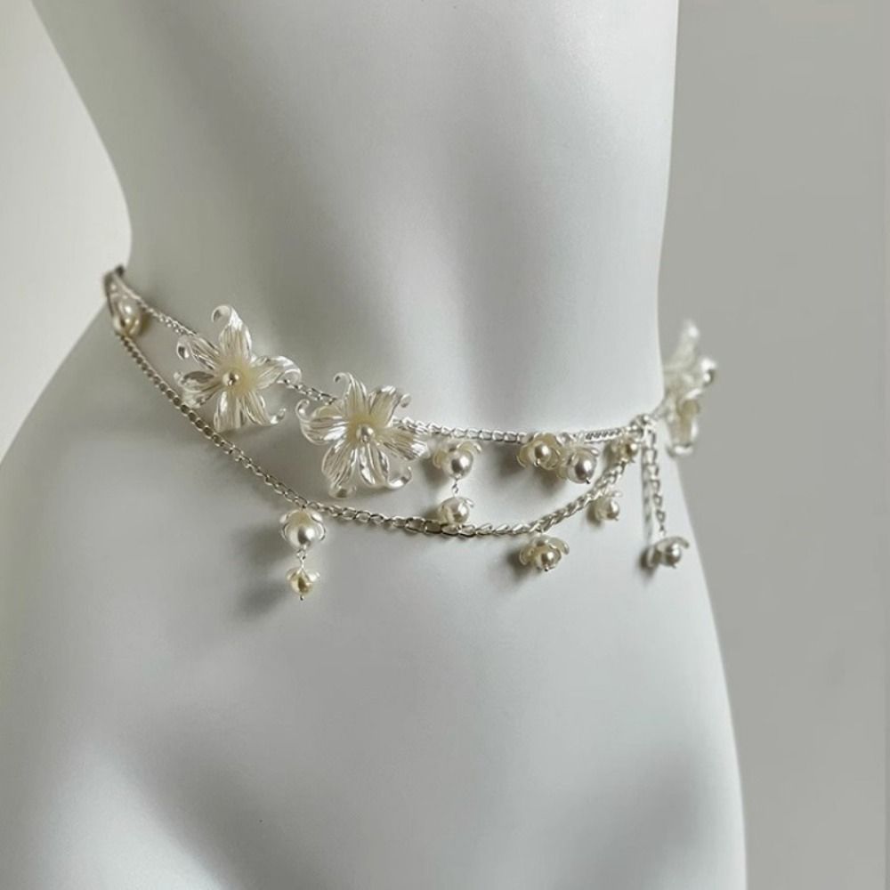 Fashion Elegant Pearl Waist Ch - Body Jewelry For Sale review and price