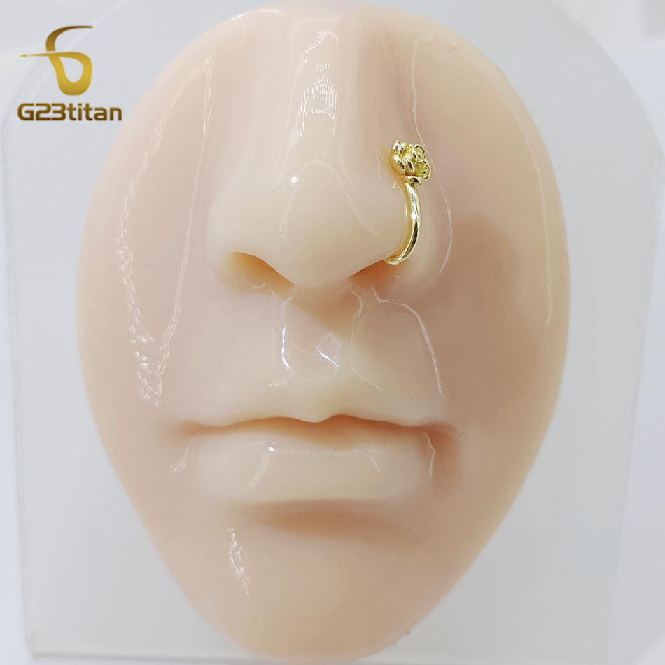 1pc Crystal Copper Rose Nose C - Body Jewelry Ear review and price