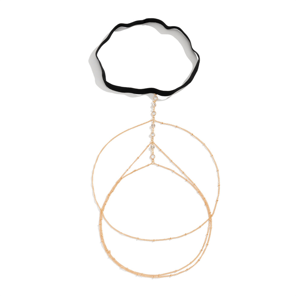 Boho Elastic Band Crystal Leg  - Body Jewelry For You review and price