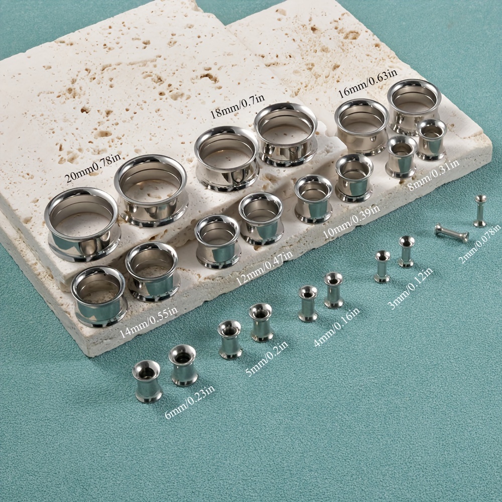 1 Pair/12 Pairs Set Stainless  - Body Jewelry Ear Gauges review and price