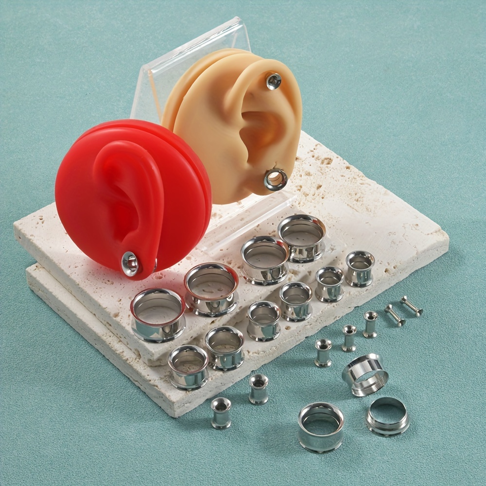 1 Pair/12 Pairs Set Stainless  - Body Jewelry Ear Gauges review and price