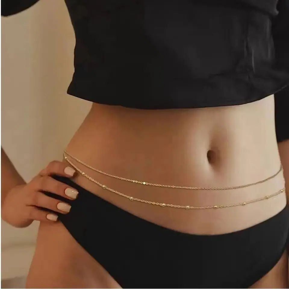 HipHop Double Layers Belly Cha - Body Jewelry For You review and price