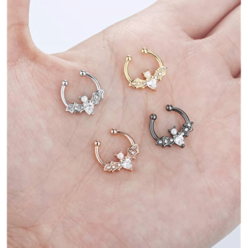 EVISPOL Cute Halloween Bat Fau - Body Jewelry Nose Ring review and price