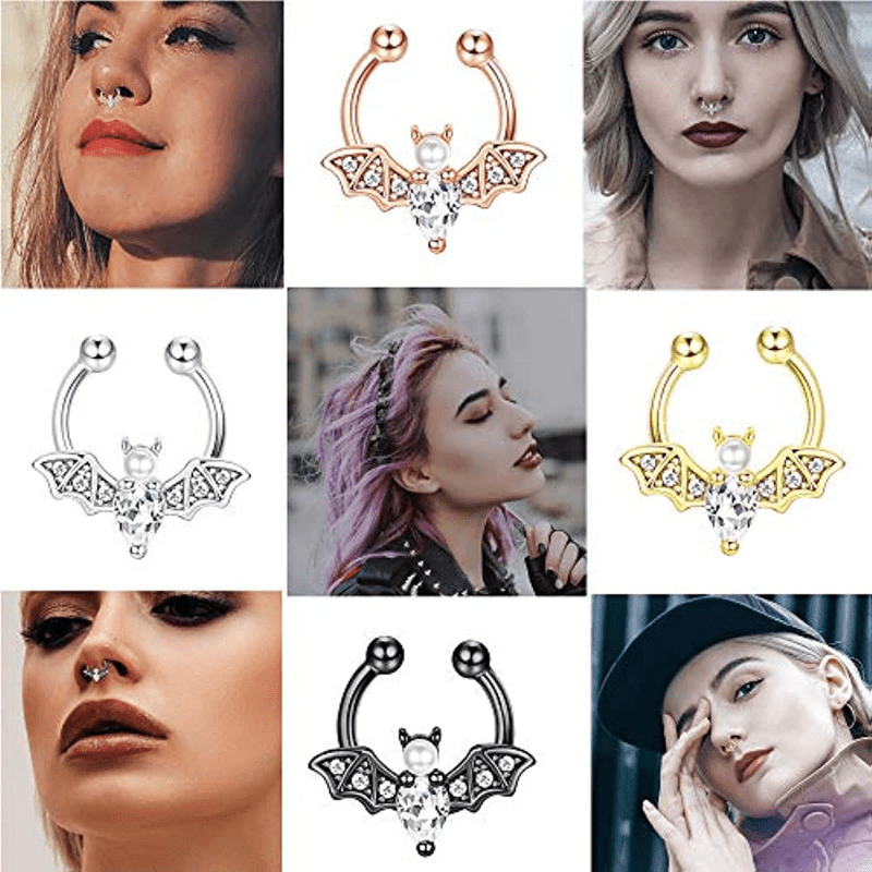 EVISPOL Cute Halloween Bat Fau - Body Jewelry Nose Ring review and price