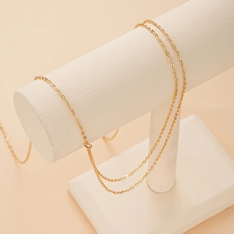 1Double-layer gold metal waist - Body Jewelry Waist Chains review and price