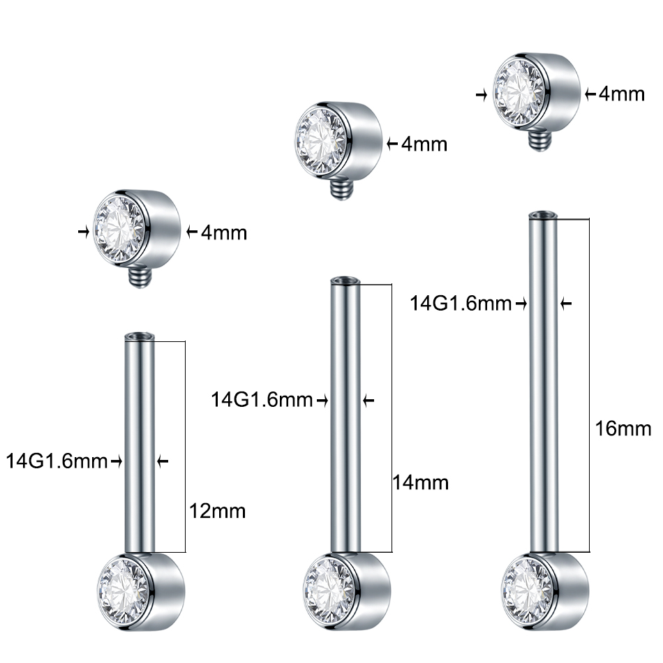 1/5Pcs Implant Grade Titanium  - Body Jewelry Implant Grade Titanium review and price