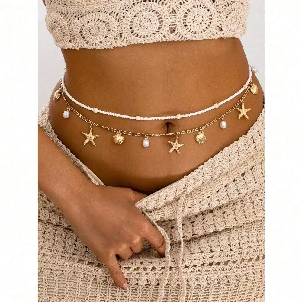 2pcs Bohemian Style Ocean Seri - Body Jewelry Waist Chains review and price